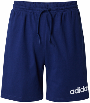 ADIDAS SPORTSWEAR Športové nohavice 'LIN SJ'  tmavomodrá / biela