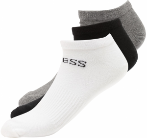 GUESS Ponožky  sivá melírovaná / čierna / biela