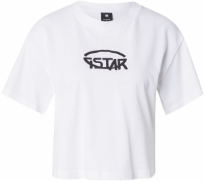 G-STAR Tričko  čierna / biela
