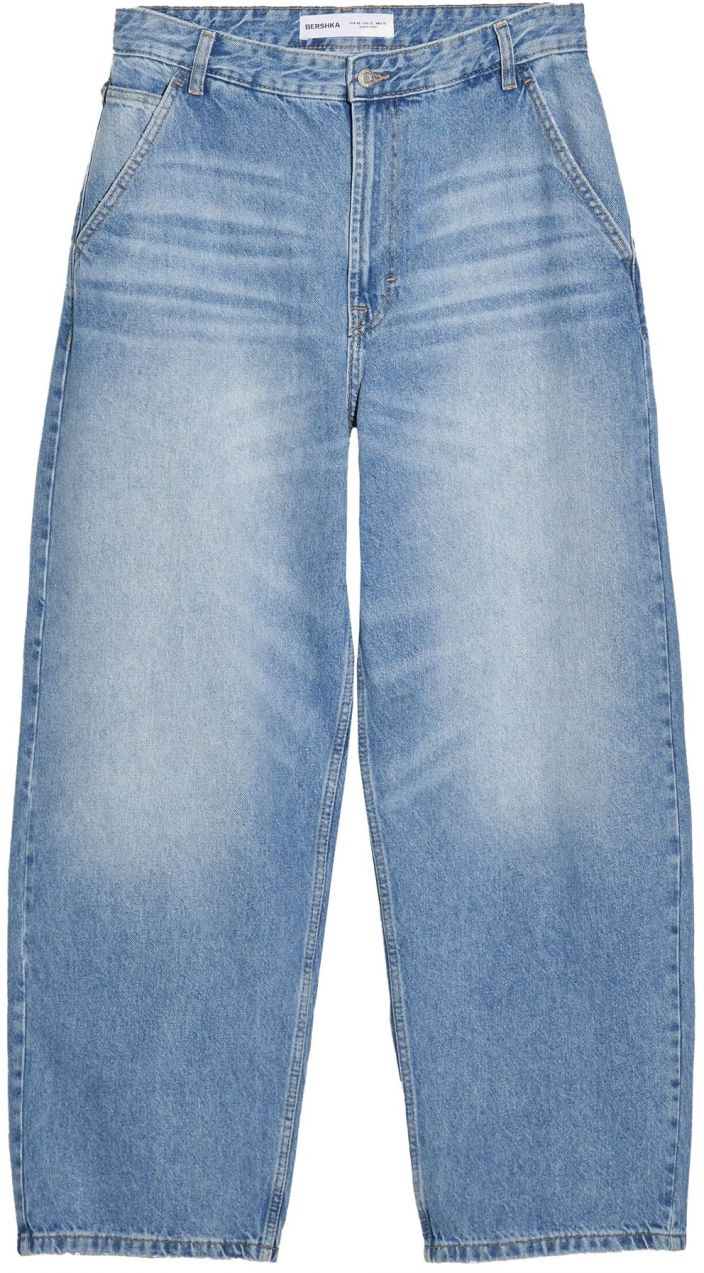 Bershka Džínsy  svetlomodrá