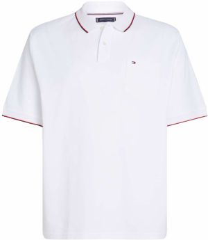 Tommy Hilfiger Big & Tall Tričko 'CLASSIC'  červená / čierna / biela