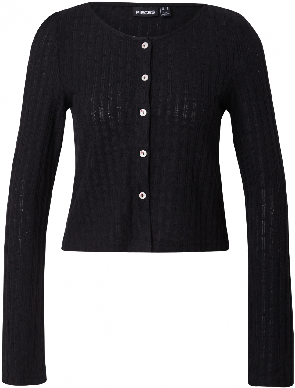 PIECES Kardigán 'PCSOURTNEY'  čierna