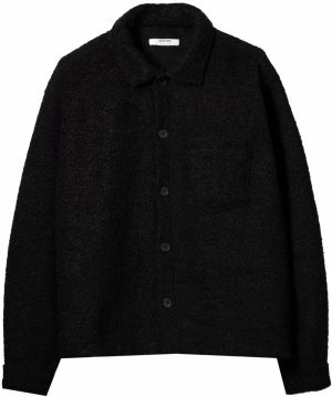 Bershka Prechodná bunda  čierna
