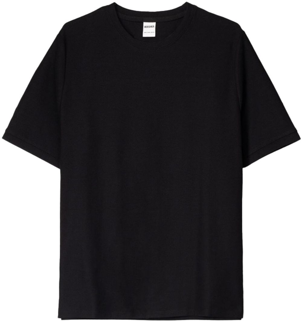 Bershka Tričko  čierna