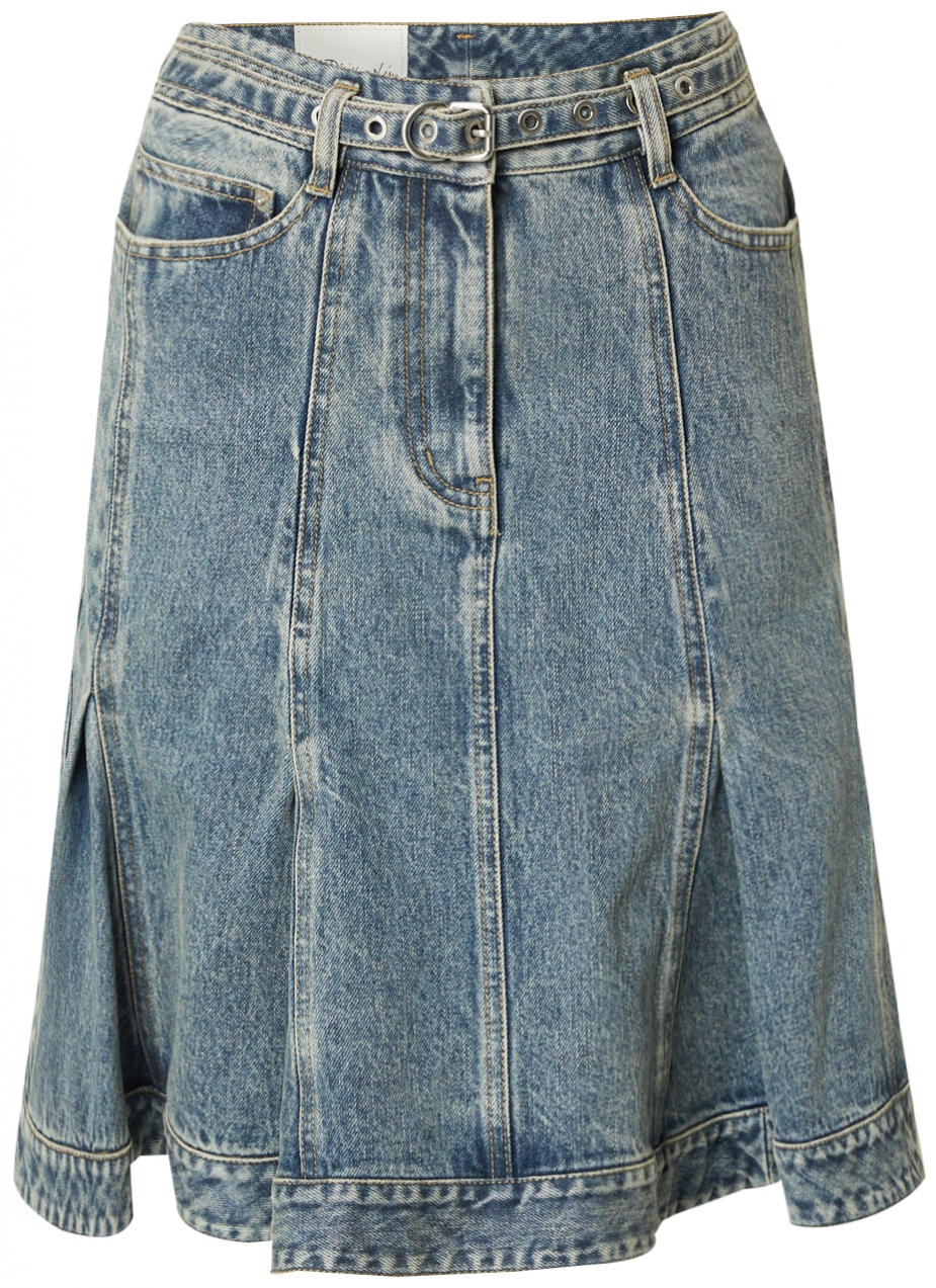 3.1 Phillip Lim Sukňa  modrá denim