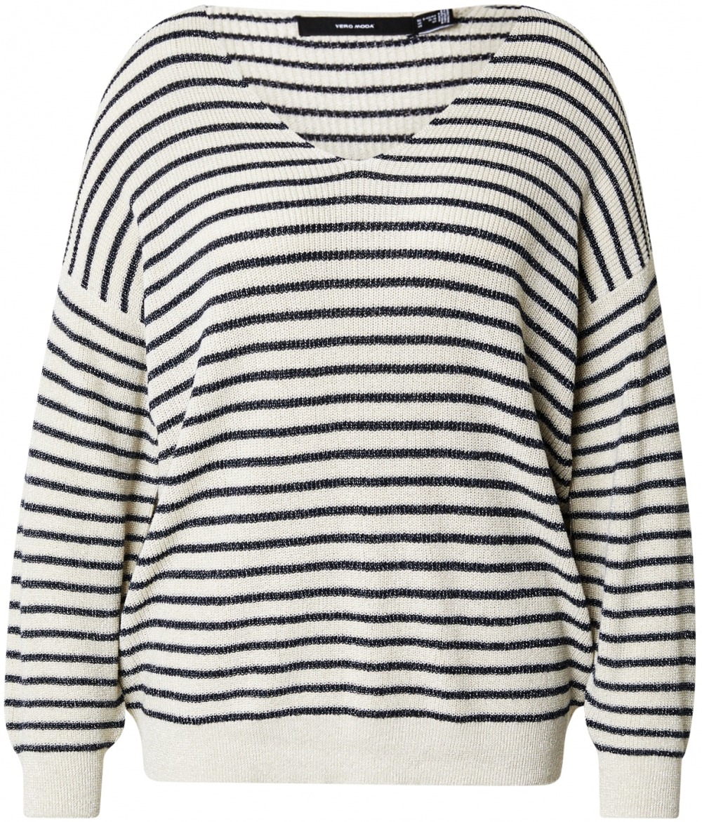 Vero Moda Curve Sveter 'VMCNEWLEXSUN'  nebielená / čierna
