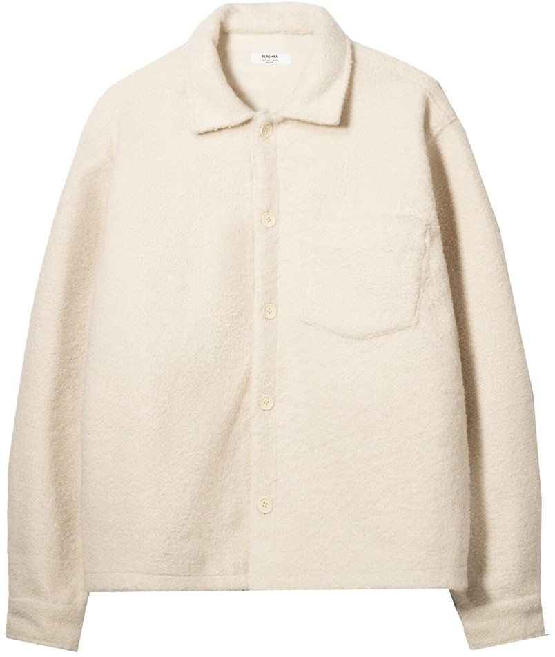 Bershka Prechodná bunda  nebielená