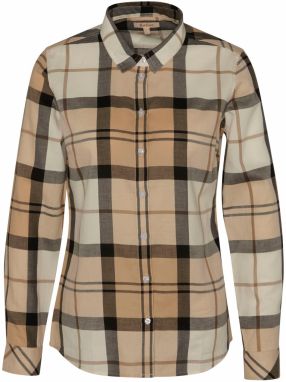 Barbour Blúzka 'Bredon'  krémová / hnedá / čierna