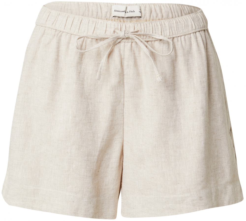Abercrombie & Fitch Nohavice  krémová