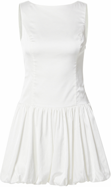 Abercrombie & Fitch Kokteilové šaty  biela