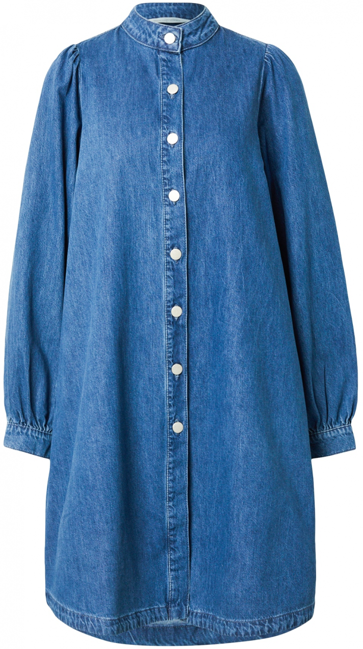 MSCH COPENHAGEN Košeľové šaty 'Elena'  modrá denim