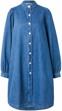 MSCH COPENHAGEN Košeľové šaty 'Elena'  modrá denim
