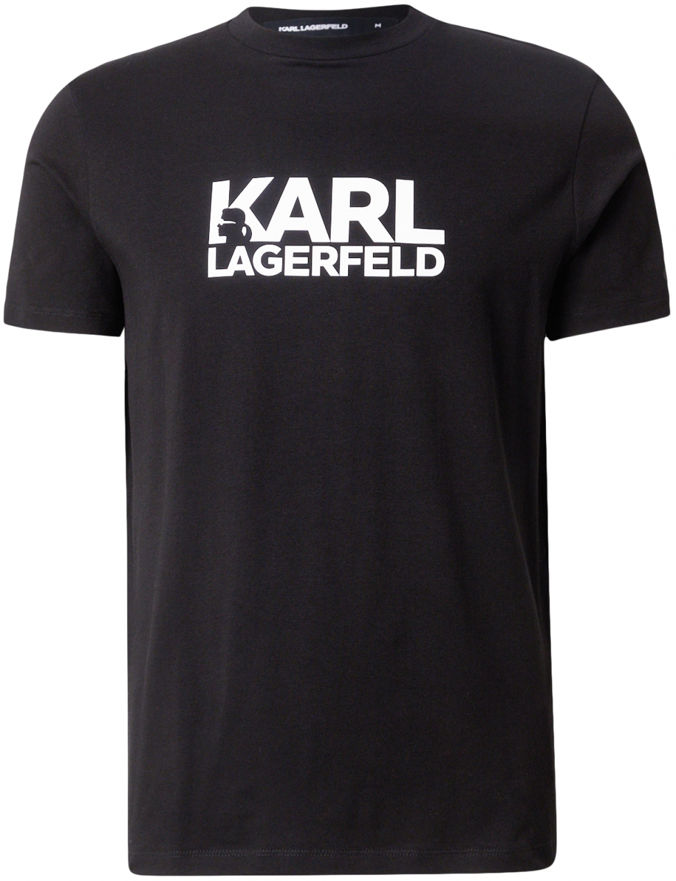 Karl Lagerfeld Tričko  čierna / biela