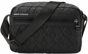 ARMANI EXCHANGE Taška cez rameno 'LIAM'  čierna