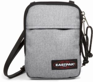 EASTPAK Taška cez rameno 'Buddy'  sivá melírovaná / čierna / biela