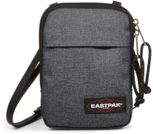 EASTPAK Taška cez rameno 'Buddy'  sivá melírovaná / čierna