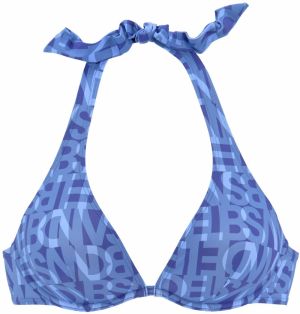 Elbsand Bikinový top  modrá