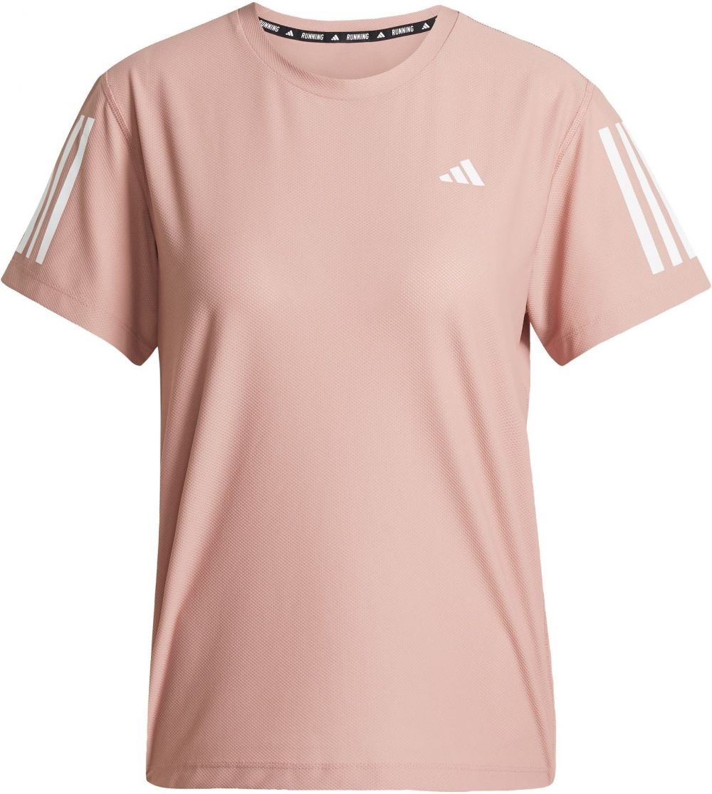 ADIDAS PERFORMANCE Funkčné tričko 'Own The Run'  pastelovo červená / biela