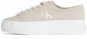 Calvin Klein Jeans Nízke tenisky  béžová / šedobiela
