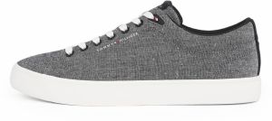 TOMMY HILFIGER Nízke tenisky  čierna melírovaná