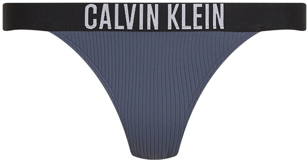 Calvin Klein Swimwear Bikinové nohavičky  modrosivá