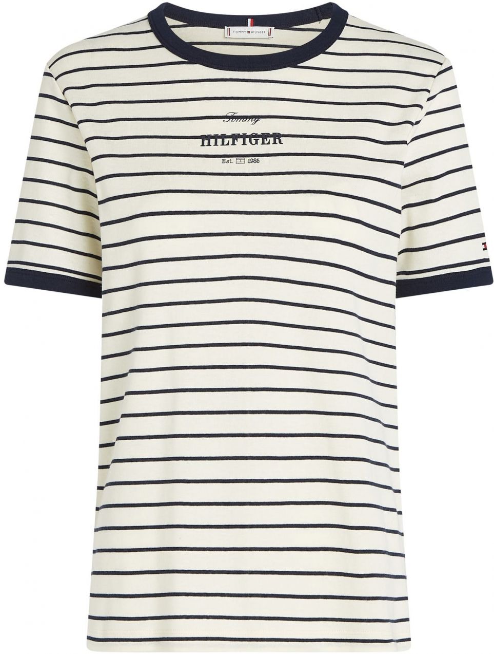 TOMMY HILFIGER Tričko  námornícka modrá / biela