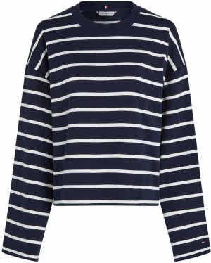 TOMMY HILFIGER Tričko  námornícka modrá / biela
