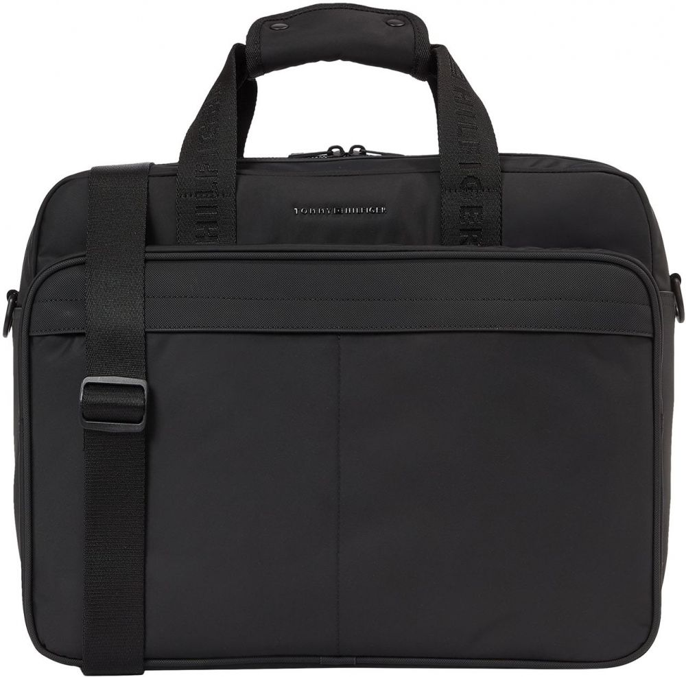TOMMY HILFIGER Taška na notebook  čierna