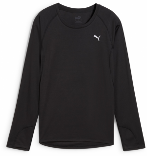 PUMA Funkčné tričko 'Velocity'  čierna / biela