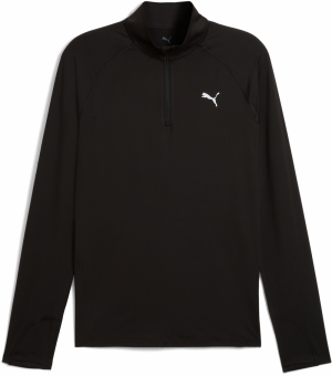 PUMA Funkčné tričko 'Velocity Cloudspun'  čierna / biela
