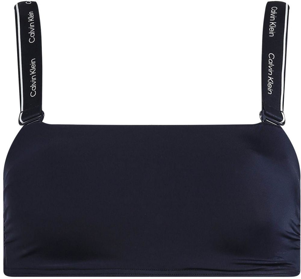 Calvin Klein Swimwear Bikinový top  námornícka modrá / biela