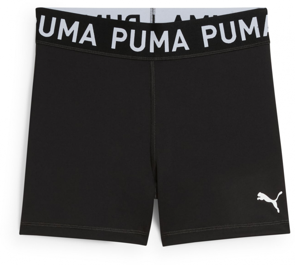 PUMA Športové nohavice 'Strong 3'  čierna / biela
