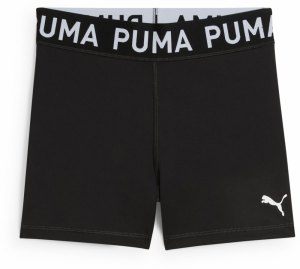 PUMA Športové nohavice 'Strong 3'  čierna / biela