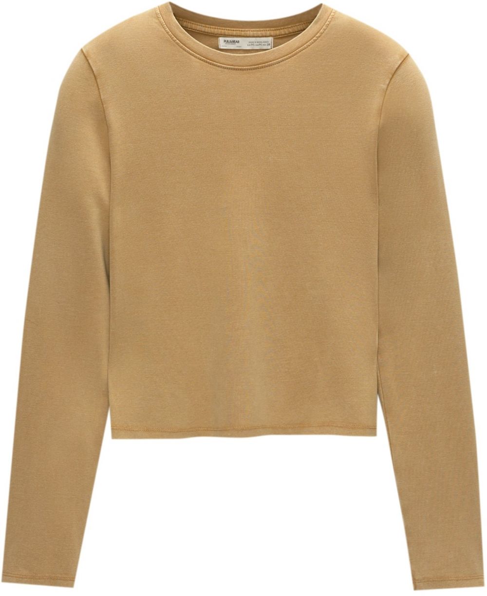 Pull&Bear Tričko  horčicová