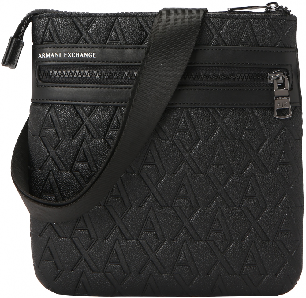 ARMANI EXCHANGE Taška cez rameno 'LIAM'  čierna