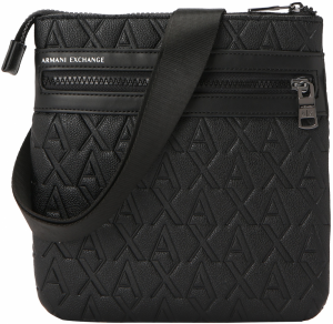 ARMANI EXCHANGE Taška cez rameno 'LIAM'  čierna