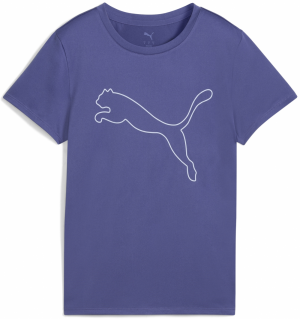 PUMA Funkčné tričko 'TAD ESSENTIAL'  indigo / biela