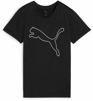 PUMA Funkčné tričko 'Tad Essential'  čierna / biela