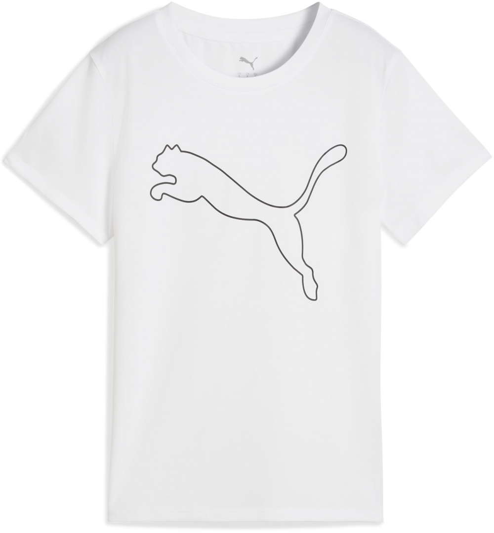 PUMA Funkčné tričko 'Tad Essential'  čierna / biela
