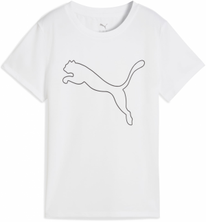 PUMA Funkčné tričko 'Tad Essential'  čierna / biela