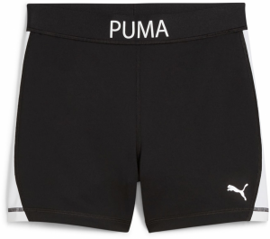 PUMA Športové nohavice 'Strong'  čierna / biela