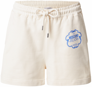 Moschino Jeans Nohavice  slonová kosť / azúrová