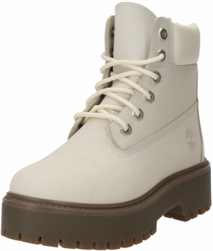 TIMBERLAND Šnurovacie členkové čižmy  prírodná biela