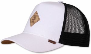 DJINNS Čiapka  béžová / čierna / biela