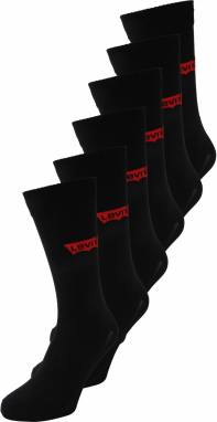 LEVI'S ® Ponožky  červená / čierna