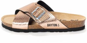 Bayton Šľapky 'ERA'  ružové zlato / čierna