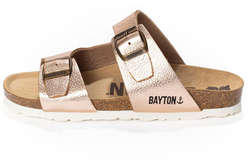 Bayton Šľapky 'ILITHYE'  ružové zlato / čierna