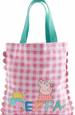 Next Kabelky 'Peppa Pig'  nefritová / lososová / svetloružová / biela