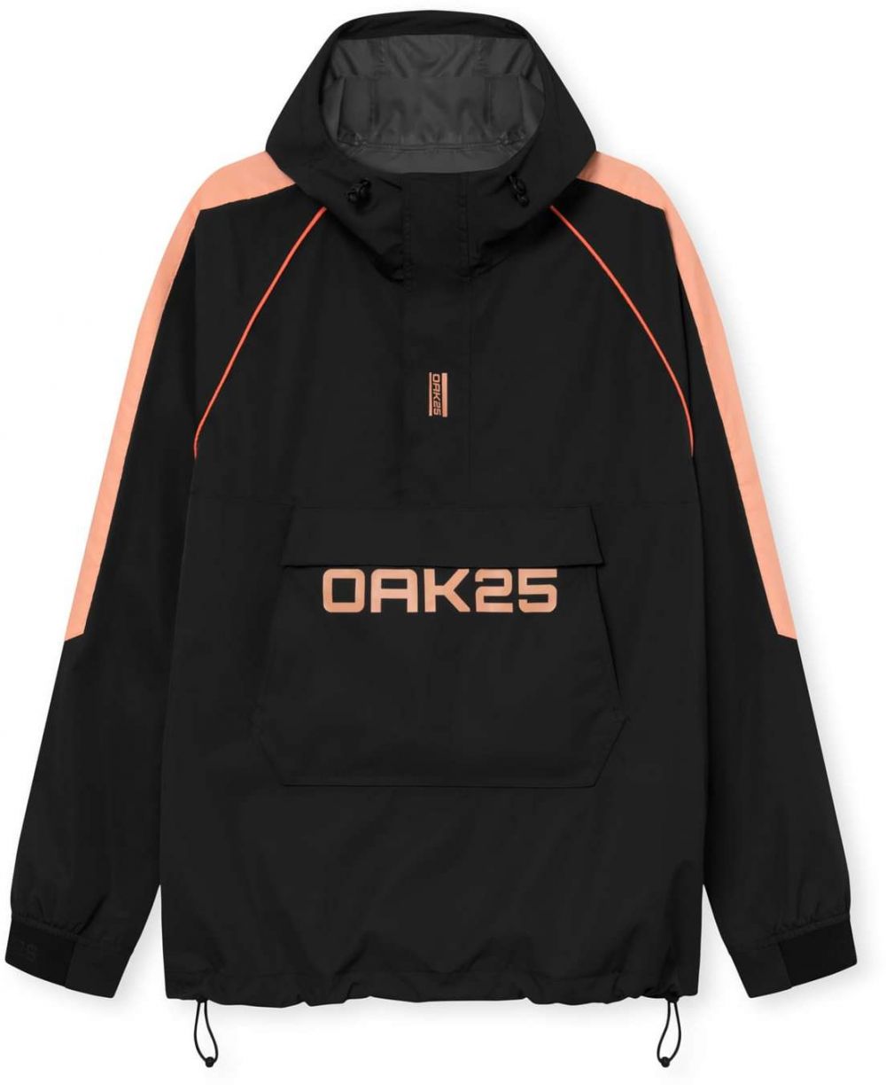 OAK25 Funkčná bunda 'Commute Rainbreaker'  oranžová / čierna