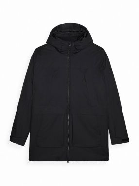 4F Outdoorová bunda  čierna
